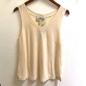 Women’s Hemp/ Organic Cotton V Neck Tank, Size M
